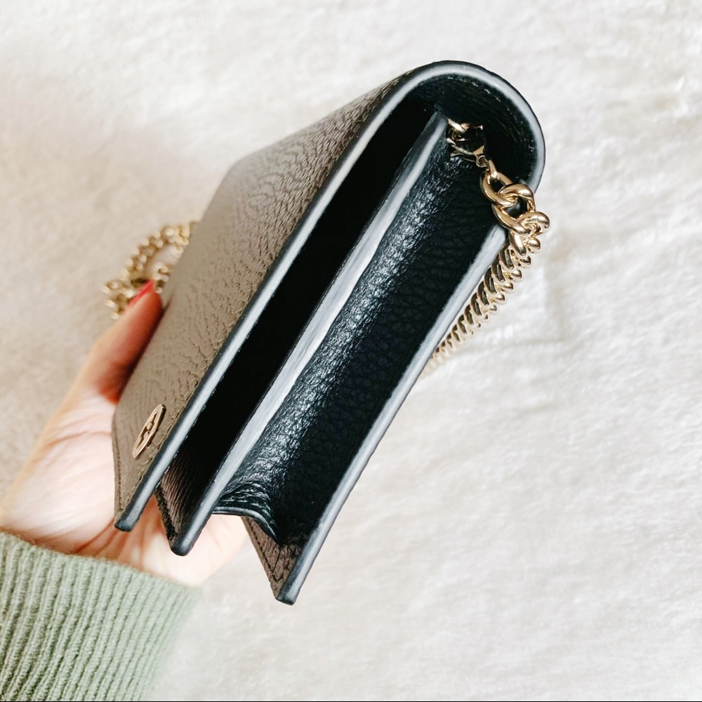 NWT Authentic Gucci Flap Clutch Wallet on Chain​ - Picture 5 of 9